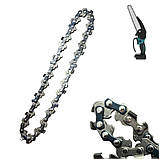 Ланцюг для акумуляторної міні пили Saw Chain 8″ крок 1/4” mini на шину 20 см 45 ланок 22 зуба, фото 10