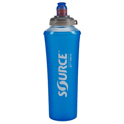 М'яка пляшка для води Source Jet Foldable Bottle, 500 мл (Blue), фото 1