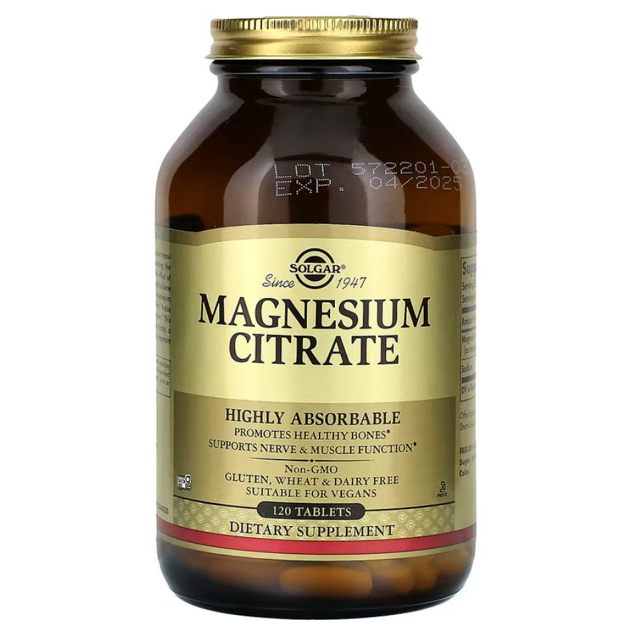Magnesium Citrate Solgar 120 таблеток, фото 1