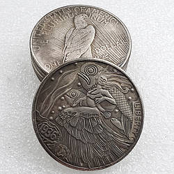 Сувенір монета долар США Банк 1936 р. "Жінка риба". Hobo Coin American Morgan