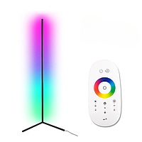 Напольная угловая RGB-лампа Nook Lamp с пультом дистанционного управления (черный торшер)