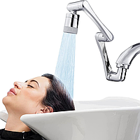 Насадка-аэратор на кран Faucet Splash Head для экономии воды (серебристый)