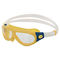 Очки-полумаска для плавания детские YINGFA J668AF цвет желтый-белый sm