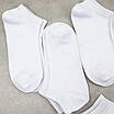 Шкарпетки літні 6 пар «White» бавовна преміум сегмент розмір 39-42, фото 4