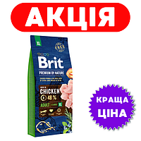 Brit Premium Adult XL Chicken 15 кг / Брит Премиум Эдалт ИксЕль Курица 15 кг - корм для собак