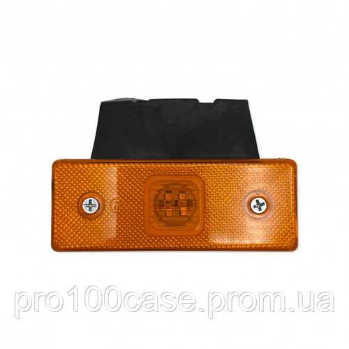 Габаритный фонарь с кронштейном светодиодный желтый 12-24V. Гирлянда на ...