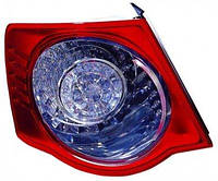 Фонарь задний левый (внешняя часть, светодиод, цвет индикатора белый, цвет стекла красный) Volkswagen JETTA
