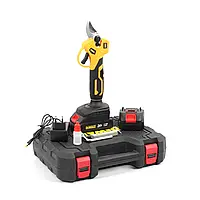 Секатор аккумуляторный для сада DeWalt DCMPP540P1 + 2 АКБ(24V, 5AH),Садовые ножницы для обрезки веток Деволт