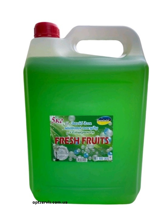 Гель для посуду Домінік Fresh Fruits 5 л, фото 1