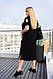 Легка жіноча сукня вільного крою нижче колін 48-52,54-58,60-64, фото 7