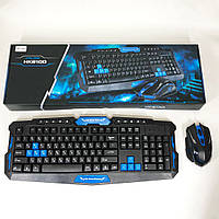 Набор для геймеров компьютерные мыши и клавиатуры HK-8100 | Беспроводная клавиатура SJ-368 и мышь
