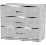 Комод 3Б яблуня Компаніт (91х49х78 см), фото 6