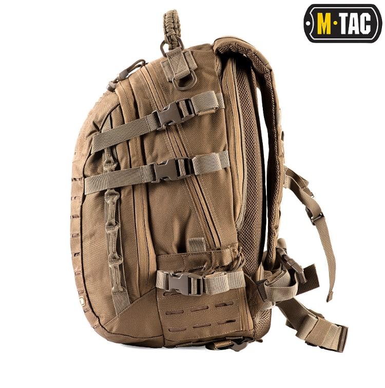 M-Tac рюкзак Mission Pack Laser Cut Coyote, Штурмовой рюкзак для военных ВСУ 27 литров EXT - фото 2 - id-p2200064124