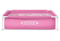Каркасний Дитячий басейн Intex 57172, квадратний, 122 x 122 x 30 см, об'єм води 340 л, 2+