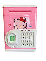 Электронная копилка-сейф UKC с отпечатком пальца Hello Kitty z17-2024