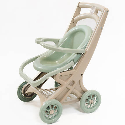Пластикова коляска для ляльок Doloni Toys Eco Green (0122/01eco) — стійка та стильна, фото 1