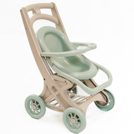 Пластикова коляска для ляльок Doloni Toys Eco Green (0122/01eco) — стійка та стильна, фото 3
