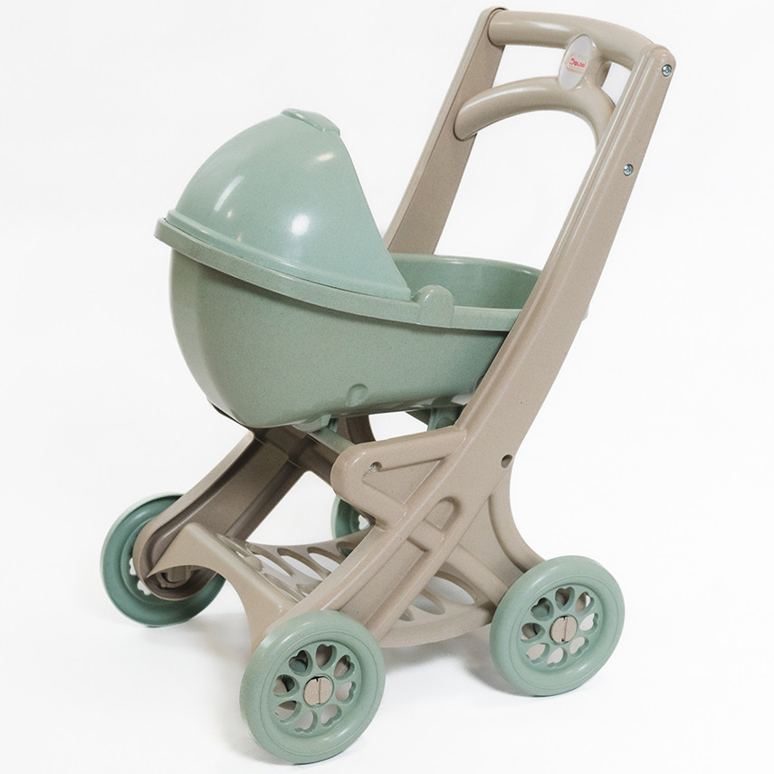 Пластикова коляска для ляльок Doloni Toys Eco Green (0121/01eco) — стійка та стильна
