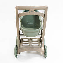Пластикова коляска для ляльок Doloni Toys Eco Green (0121/01eco) — стійка та стильна, фото 5
