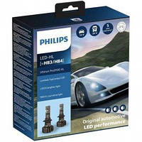 Лампа светодиодная LED HB3/HB4 12/24V Ultinon Pro9100 +350% 20W 5800K (комплект) (пр-во Philips) ( 11005u91x2