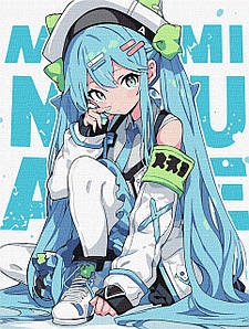 Картина за номерами Ідейка Неперевершена дівчина 40х50 см