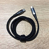 Кабель для швидкого заряджання Type-C 100 W 1 метр з дисплеєм Black, фото 3