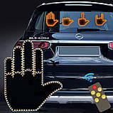 Світлодіодна рука LED-лампа з жестами для авто Hand Light з пультом керування, фото 3