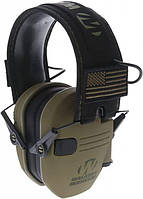 Активні оригінальні захисні навушники для стрільби Walker's Razor Slim Electronic Muff 23 дБ олива