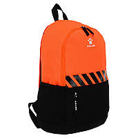 Рюкзак спортивный KELME CAMPUS 9876003-9009 цвет черный-оранжевый sm