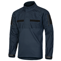 CamoTec боевая рубашка CG BLITZ 3.0 Dark Вlue, военная рубашка на липучках, тактическая мужская синяя EXT
