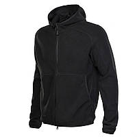 M-Tac кофта Lite Microfleece Hoodie Black, тактична, фліска, демісезонна, зимова, військова