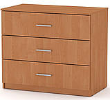 Комод 3Б яблуня Компаніт (91х49х78 см), фото 8
