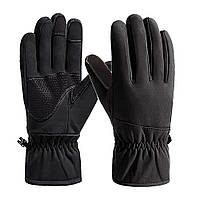 Тактичні зимові рукавички чорні