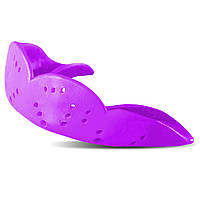 Капа перфорированная детская (Perforated mouthguar) одночелюстная Zelart BO-7421 цвет фиолетовый sm