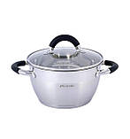 Набір каструль Kamille 6 предметів (1.8 л,2.5л, 3.5л) з нержавіючої сталі, фото 4