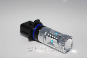Светодиодная автолампа P13 / PSX26W, 30W (700Lm), WARM 3300K (6 LED 5W CREE) + Линза