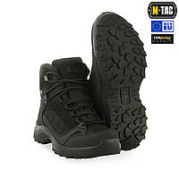 M-Tac черевики тактичні демісезонні Black, чорні, військові, взуття для ЗСУ