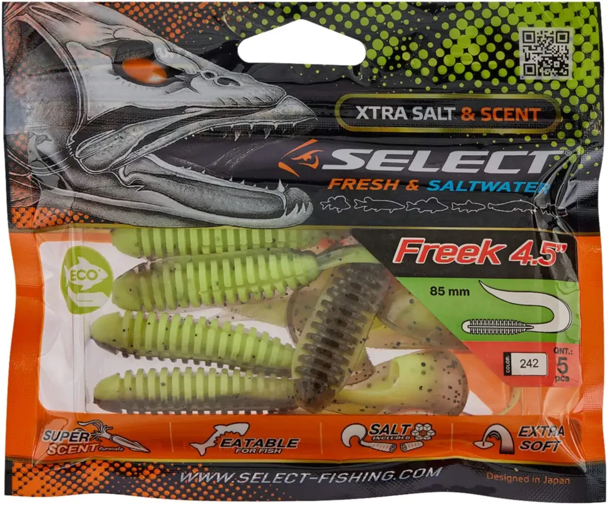 Силікон Select Freek 4.5 " #242 (5 шт / уп)