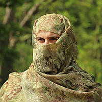CamoTec маскировочная шарф-сетка SFVS 2.0 Multicam, снайперская сетка, тактическая сеть мультикам L EXT