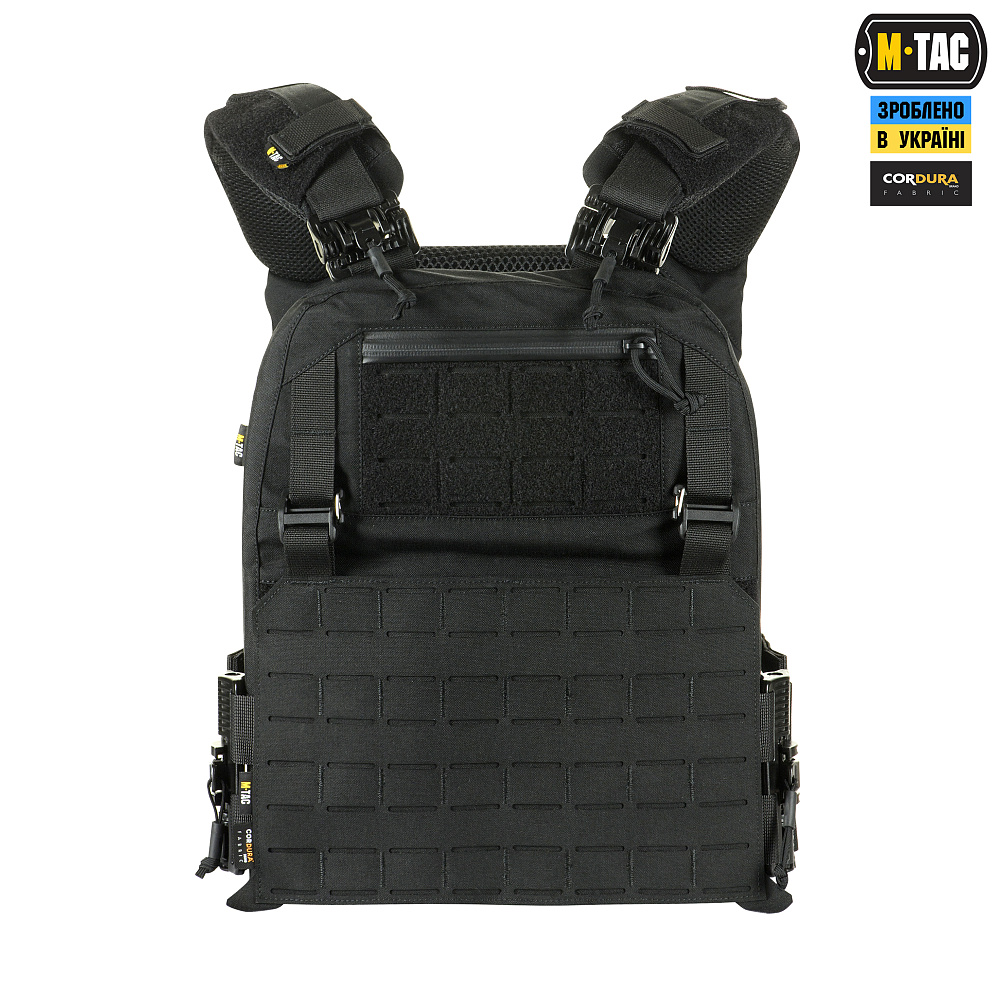 Плитоноска швидкого скидання M-TAC CUIRASS FAST QRS XL GEN.II BLACK