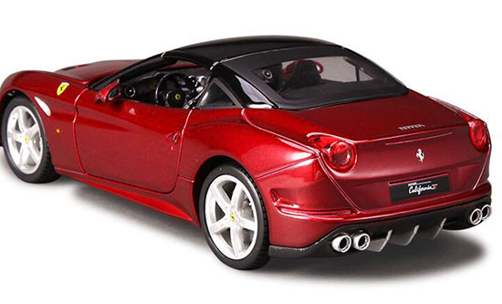 Автомодель FERRARI CALIFORNIA T Bburago бордо, серый металик, 1:24 (18-26002) - фото 3 - id-p408665674