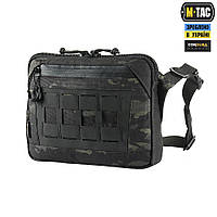 M-Tac сумка Admin Bag Elite Multicam Black/Black, черная, тактическая, военная, для ЗСУ