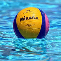 М'яч для водного поло чоловічий розмір №5 Mikasa W6000W, фото 5