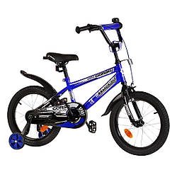 16007 EX Велосипед 2-колісний 16 дюймів Corso ручне гальмо, дзвіночок, дод. колеса