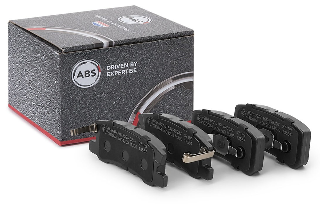 Задні колодки Пежо 4007, Аутлендер 2, Паджеро 3, ASX, Грандіс, C4 Ейркрос (MN102628) ABS 37199, фото 1