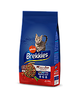 Brekkies Cat Beef для дорослих котів з яловичиною (1,5 кг)