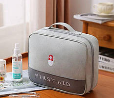 Дорожня велика аптечка сіра