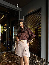 Шорти-спідниця жіночі з костюма розміри норми та батал, фото 3