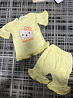 Комплект женский детский на лето двойка кофта и штанишки 20 размер