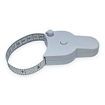 Сантиметр кравецький автоматичний для вимірювання об'єму двосторонній 150/60 сантиметри/дюйми, фото 2